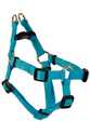 3/8-Inch Turquoise Nylon Adjustable Quick-Fit Pet Harness